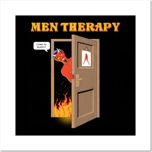 Men Therapy Posters and Art